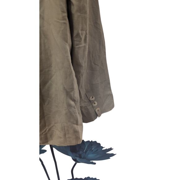 Mable Linen-Blend Tan Blazer Jacket – Women’s Medium – New/Never Worn - Picture 5 of 5